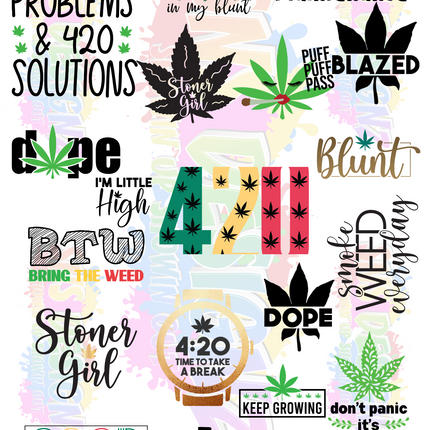 420 Friendly Bundle Digital Files
