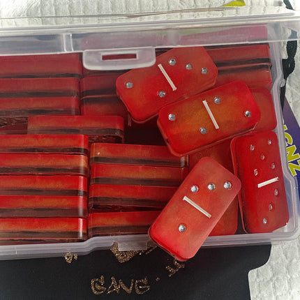 Custom Betty Boop Domino Set | Handmade Resin Dominoes | Personalized Gift | Glam Game Night | Collectible Betty Boop Decor