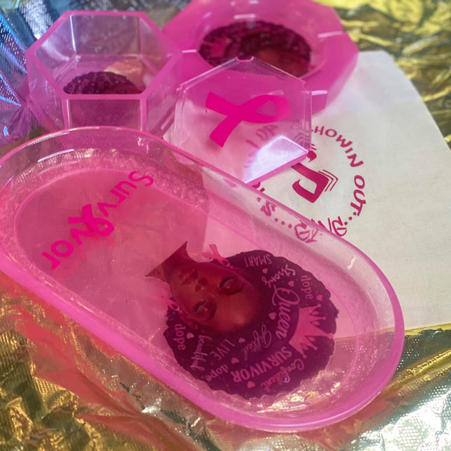 Custom Black Girl Magic Suvivor Trey Set