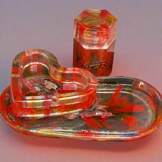 Custom Betty Boop Tray Set