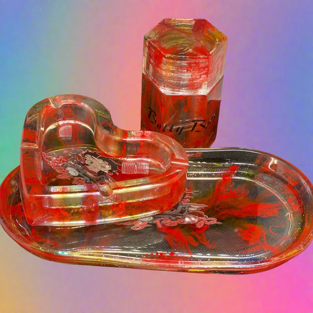 Custom Betty Boop Tray Set