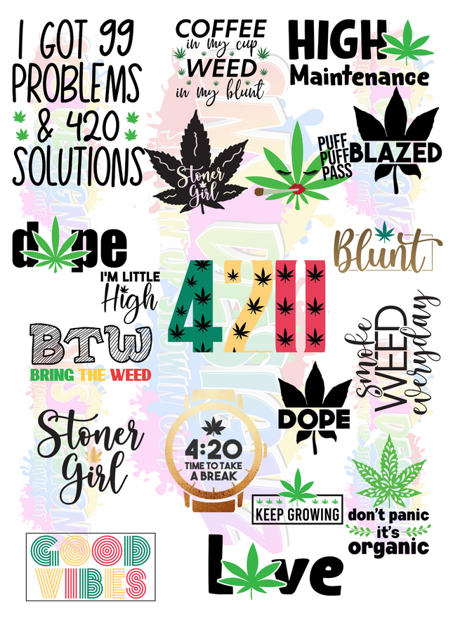 420 Friendly Bundle Digital Files