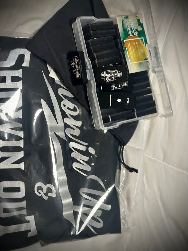 Custom Raiders Inspired Domino Set w/ Free T-shirt