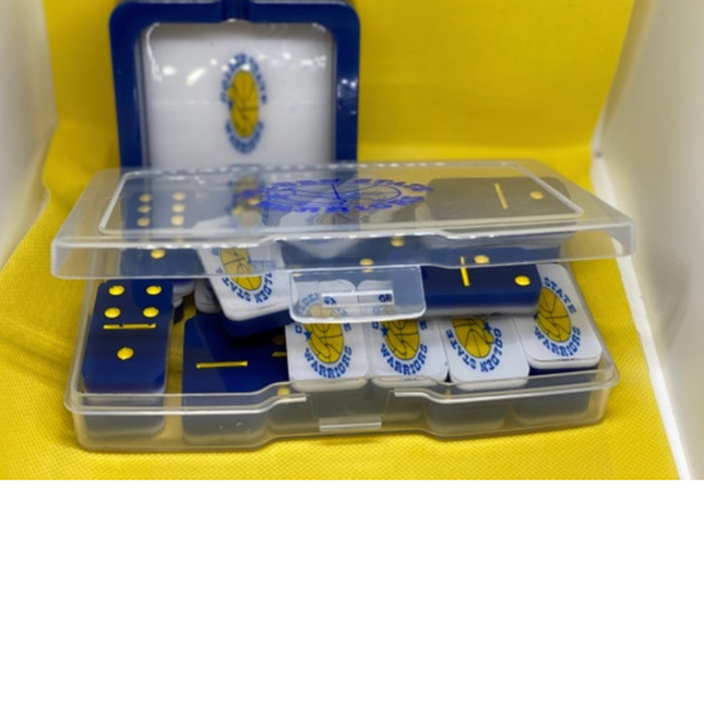 Custom Golden State Warriors Domino Set W/Ashtray