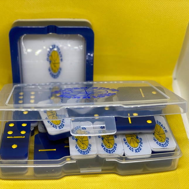 Custom Golden State Warriors Domino Set W/Ashtray