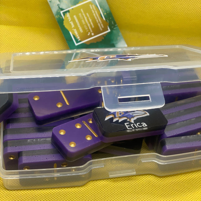 Custom Baltimore Ravens Domino Set