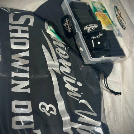 Custom Raiders Inspired Domino Set w/ Free T-shirt
