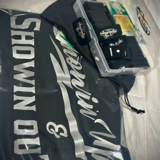 Custom Raiders Inspired Domino Set w/ Free T-shirt