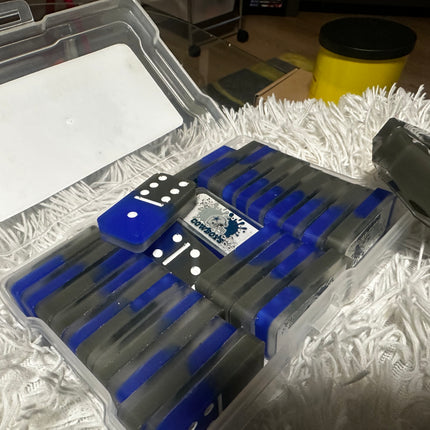 Custom “Dallas Cowboys” Domino Set W/Ashtray