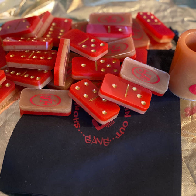 🏈 Custom San Francisco 49ers Domino Set