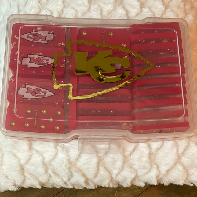 Custom Kansas City Chiefs Domino Set