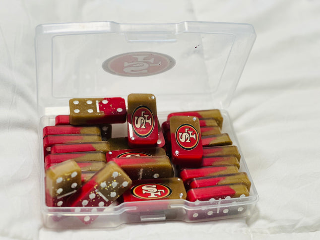 Custom Inspired 49ers Domino Set Just For Her