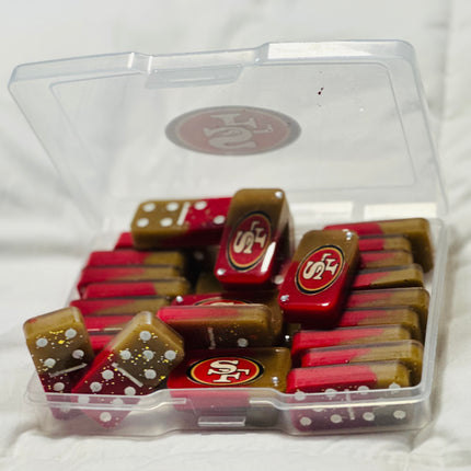 Custom Inspired 49ers Domino Set Just For Her