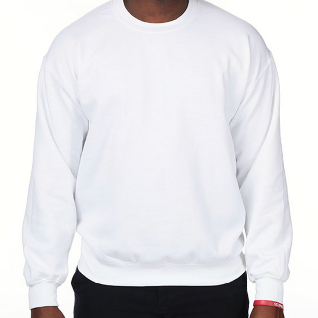 Custom Crewneck White- Sns Designz 