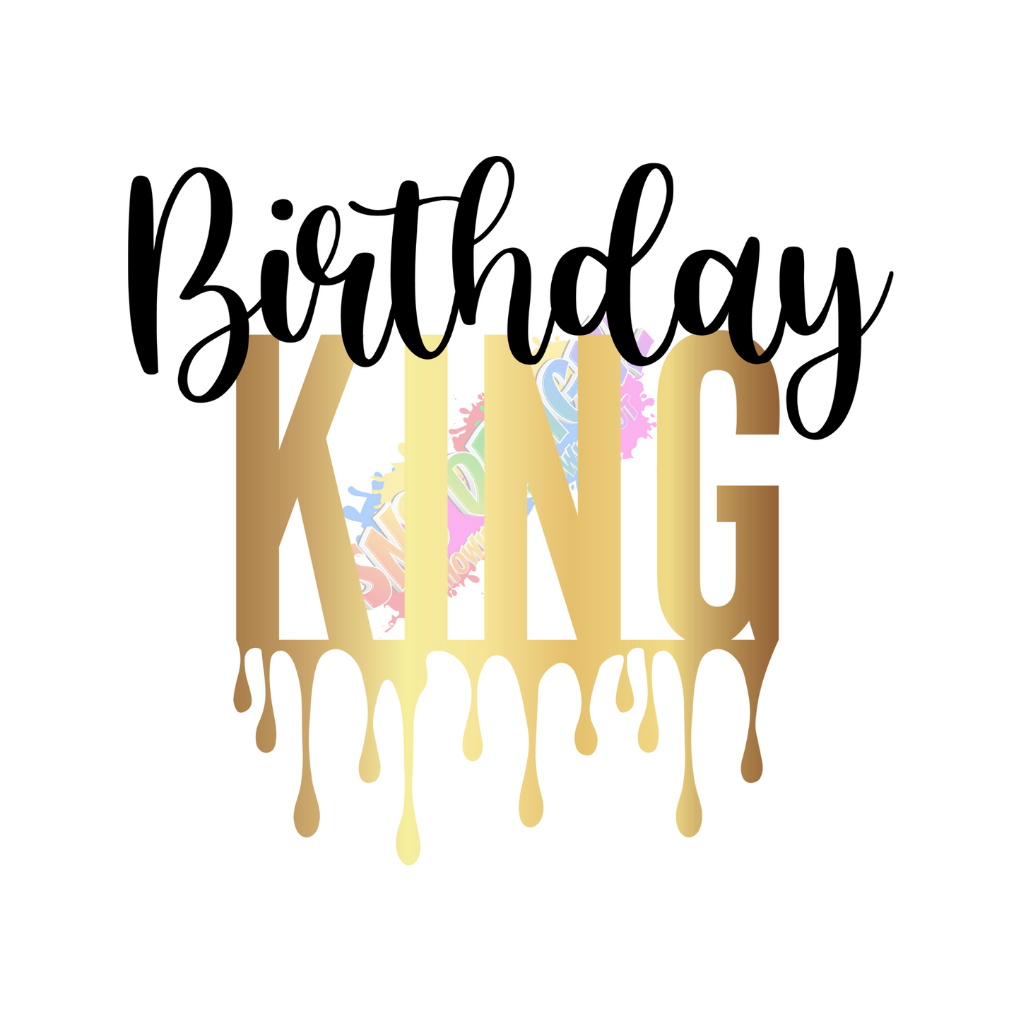 Birthday Dripped Bundle Set Digital Files