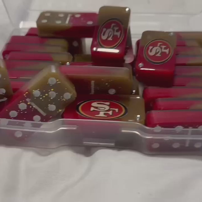 Custom Inspired 49ers Domino Set Just For Her