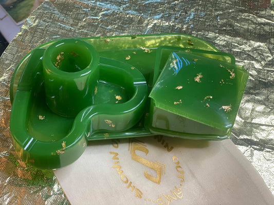 Custom "Jade" Inspired Trey Set