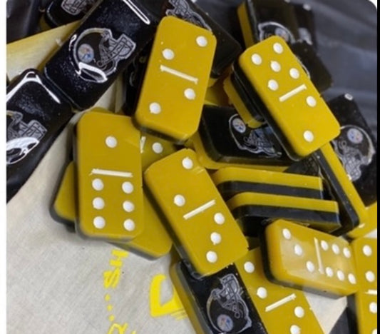 Custom Inspired "Pittsburg Steelers" Domino Set