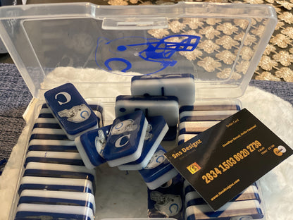 Custom Inspired "Indianapolis Colts" Domino Set